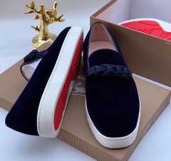 C Louboutin Sneakers Navy Blue