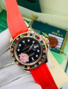 Rolex Rubber Wrist Watch