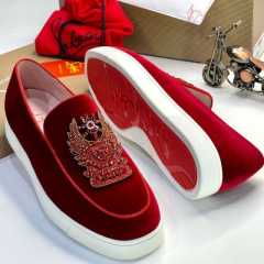 CL  Crested  Sneakers Red