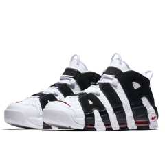 Nike Air more Uptempo 96 'White & University Red & Black