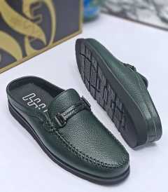 Oggi Men's Half Shoes Green