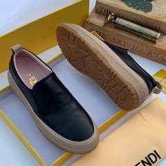 Fendi Leather Shoe Black