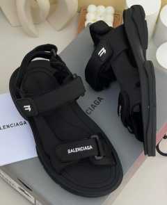 BALENCIAGA LUXE SANDALS - BLACK