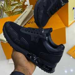 Casual Leather Sneakers Black