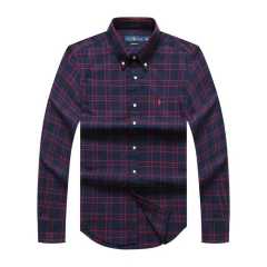 Prl Long Sleeve Checkered Shirt