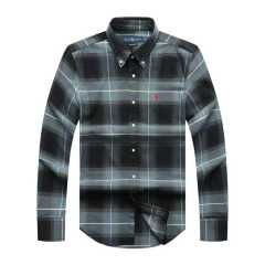 Prl Long Sleeve Checkered Shirt