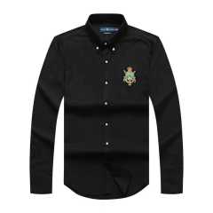 Prl Badge Long Sleeve Shirt Black