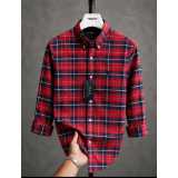 PRL Long Sleeve Checkered Shirt