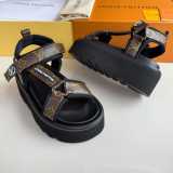 LV PLATFORM LUXURY SANDALS - MONOGRAM