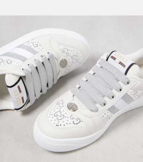 GUCCI SCREENER SNEAKERS - WHITE