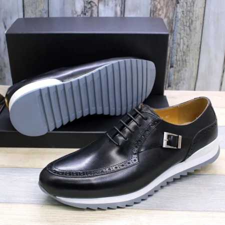Berluti Lace Up Leather Shoe Black