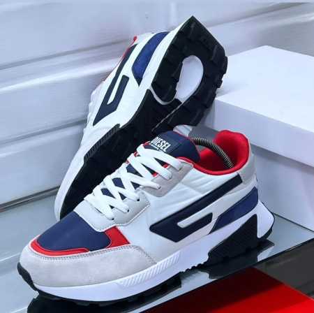 Diesel S-TYCHE LL Trainers White Red