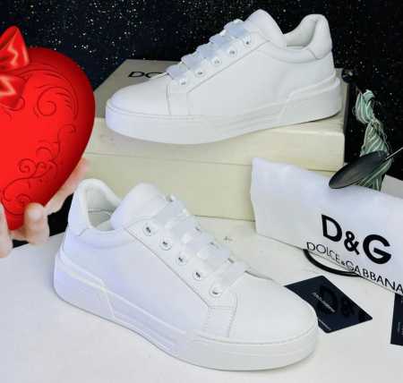 D & G Sneakers White