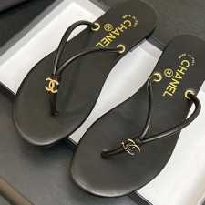 Chanel Luxe Slides - Black