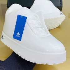 Adidas Wet-Look Sneakers White