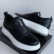 Hugo Boss Slip on Zip Up Black