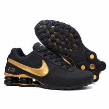 Nike Shox Black Gold