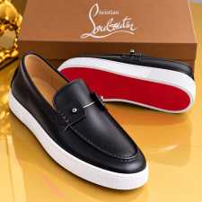 CL Chambelisneak Leather Sneakers Black White