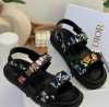 DIORACT SANDALS -BLACK