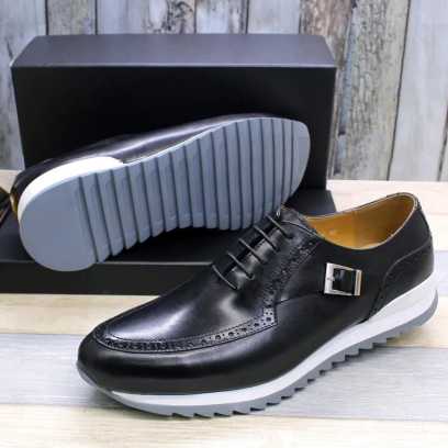 Berluti Lace Up Leather Shoe Black