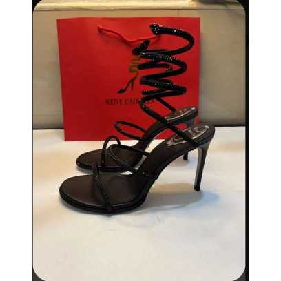 RENE Caovilla Spiral - BLACK