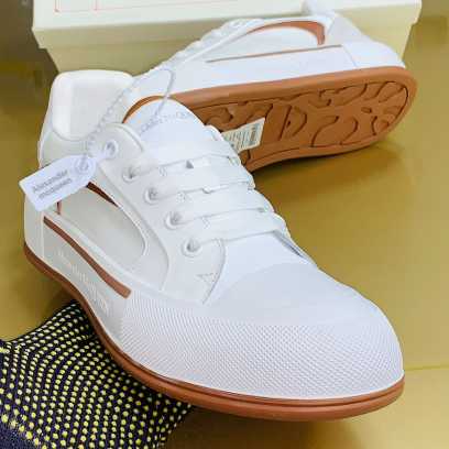 Alexander Mcqueen Sneakers White Brown