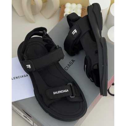 BALENCIAGA LUXE SANDALS - BLACK