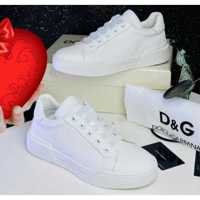 D & G Sneakers White