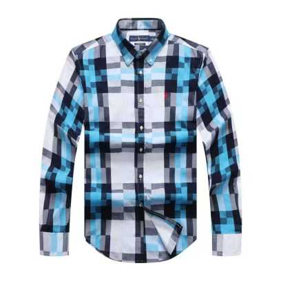 PRL Long Sleeve Checkered Shirt