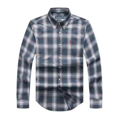 PRL Long Sleeve Checkered Shirt