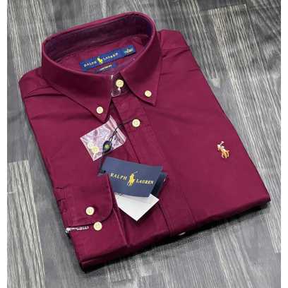 PRL Long Sleeve Plain Shirt