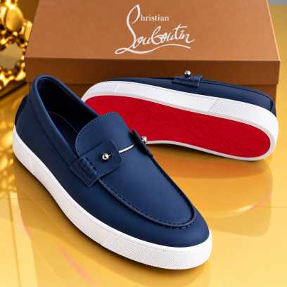 CL Chambelisneak Leather Sneakers Blue
