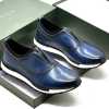 Berluti Leather Shoe Blue
