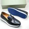 Berluti Leather Shoe Navy Blue