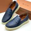 Loro Piana Loafers Navy Blue