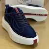 Prada Casual Lace Up Sneakers Navy