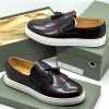 Berluti tassel Leather Sneaker Coffee Brown