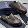 Dior Half Shoes Coffee Brown