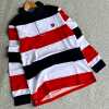 TMH Long Sleeve Stripe Polo