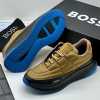 Hugo Boss Sneakers Black Brown