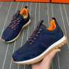 Hermes Luxury Sneakers Navy Blue