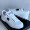 D & G Lace up Sneakers White
