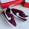 NIKE CORTEZ CLASSIC SNEAKERS - BURGUNDY