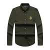 Prl Badge Long Sleeve Shirt Army Green