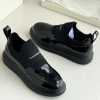 Alexander Mcqueen Slip-On Sneakers Wet-Look All Black