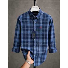 PRL Long Sleeve Checkered Shirt
