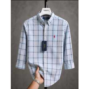 PRL Long Sleeve Checkered Shirt