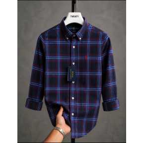 PRL Long Sleeve Checkered Shirt