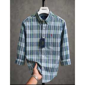 PRL Long Sleeve Checkered Shirt
