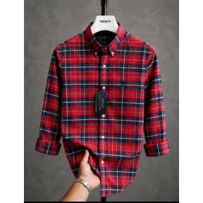 PRL Long Sleeve Checkered Shirt